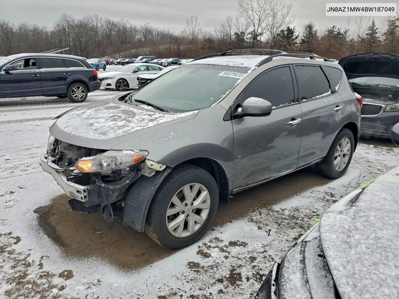JN8AZ1MW4BW187049 2011 Nissan Murano S