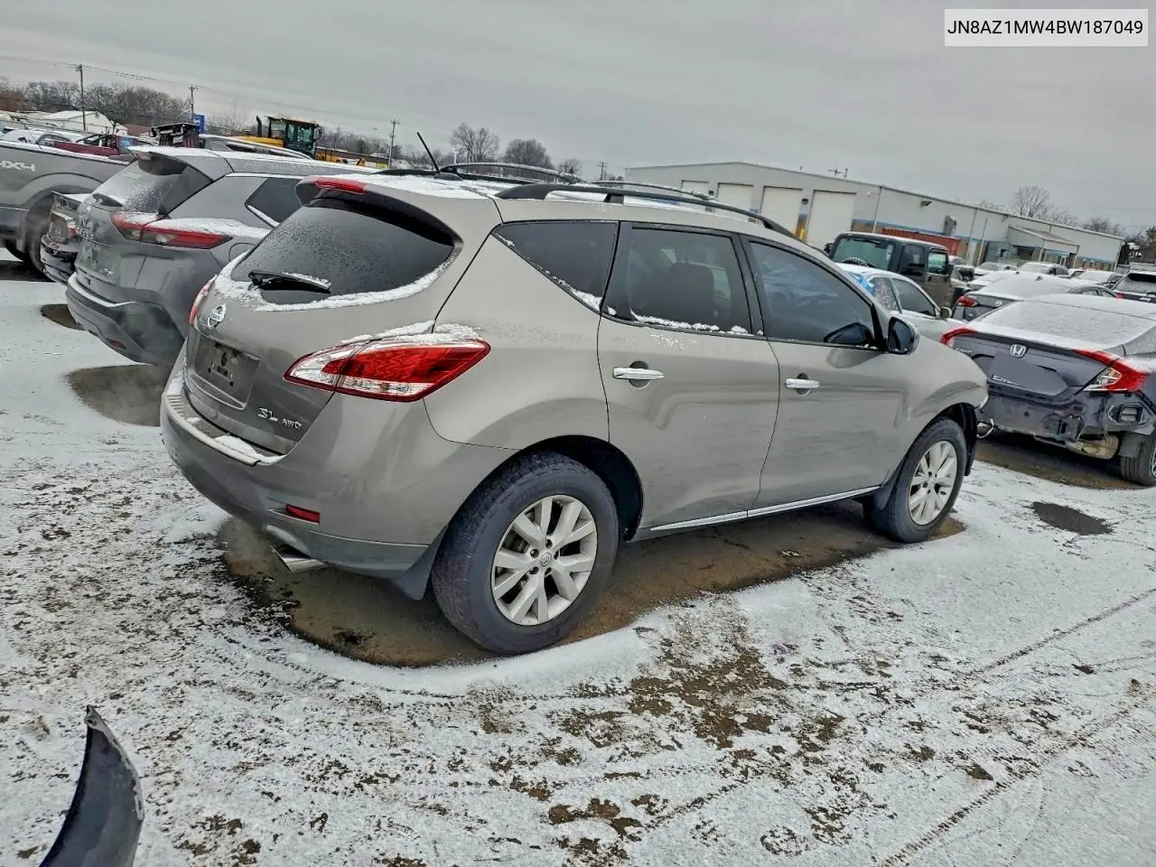 JN8AZ1MW4BW187049 2011 Nissan Murano S