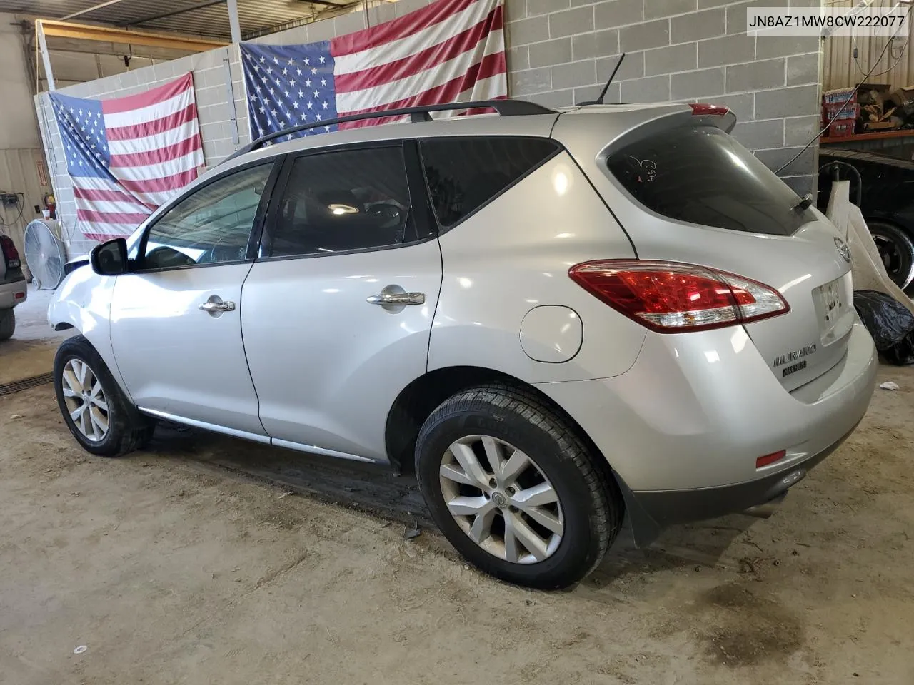 2012 Nissan Murano S VIN: JN8AZ1MW8CW222077 Lot: 58301444