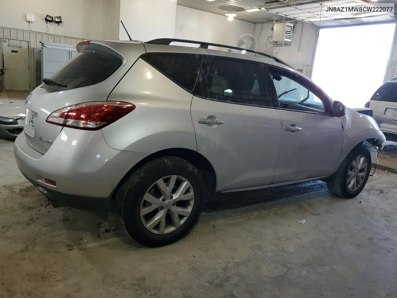 2012 Nissan Murano S VIN: JN8AZ1MW8CW222077 Lot: 58301444