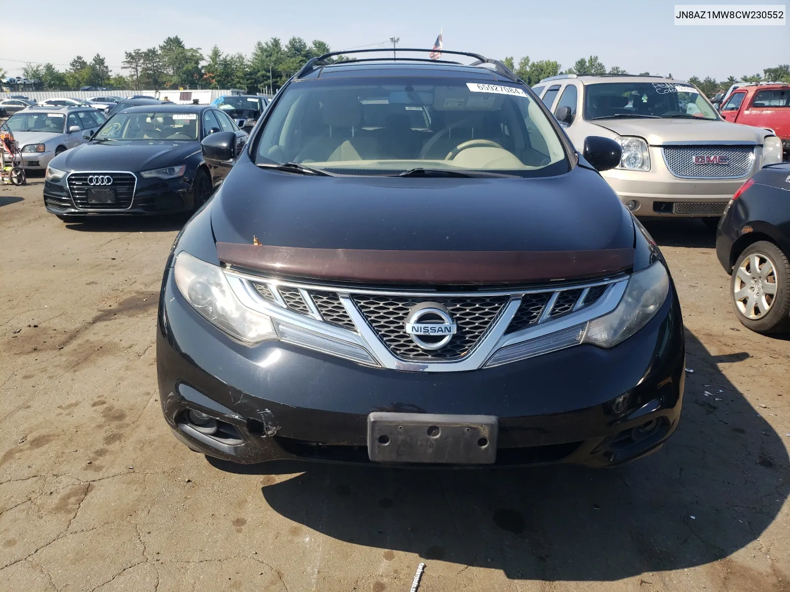 2012 Nissan Murano S VIN: JN8AZ1MW8CW230552 Lot: 65927084