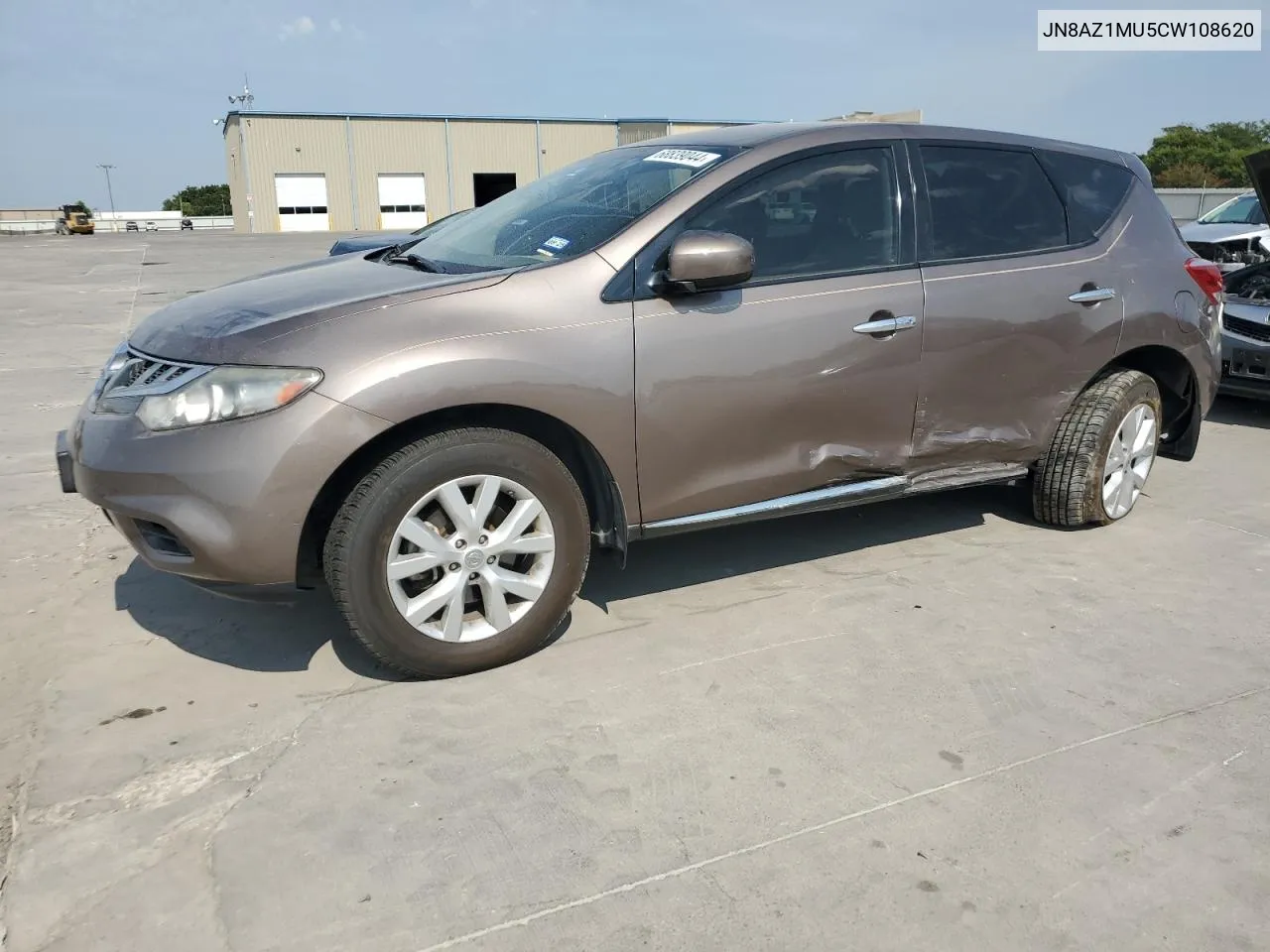 2012 Nissan Murano S VIN: JN8AZ1MU5CW108620 Lot: 68839044