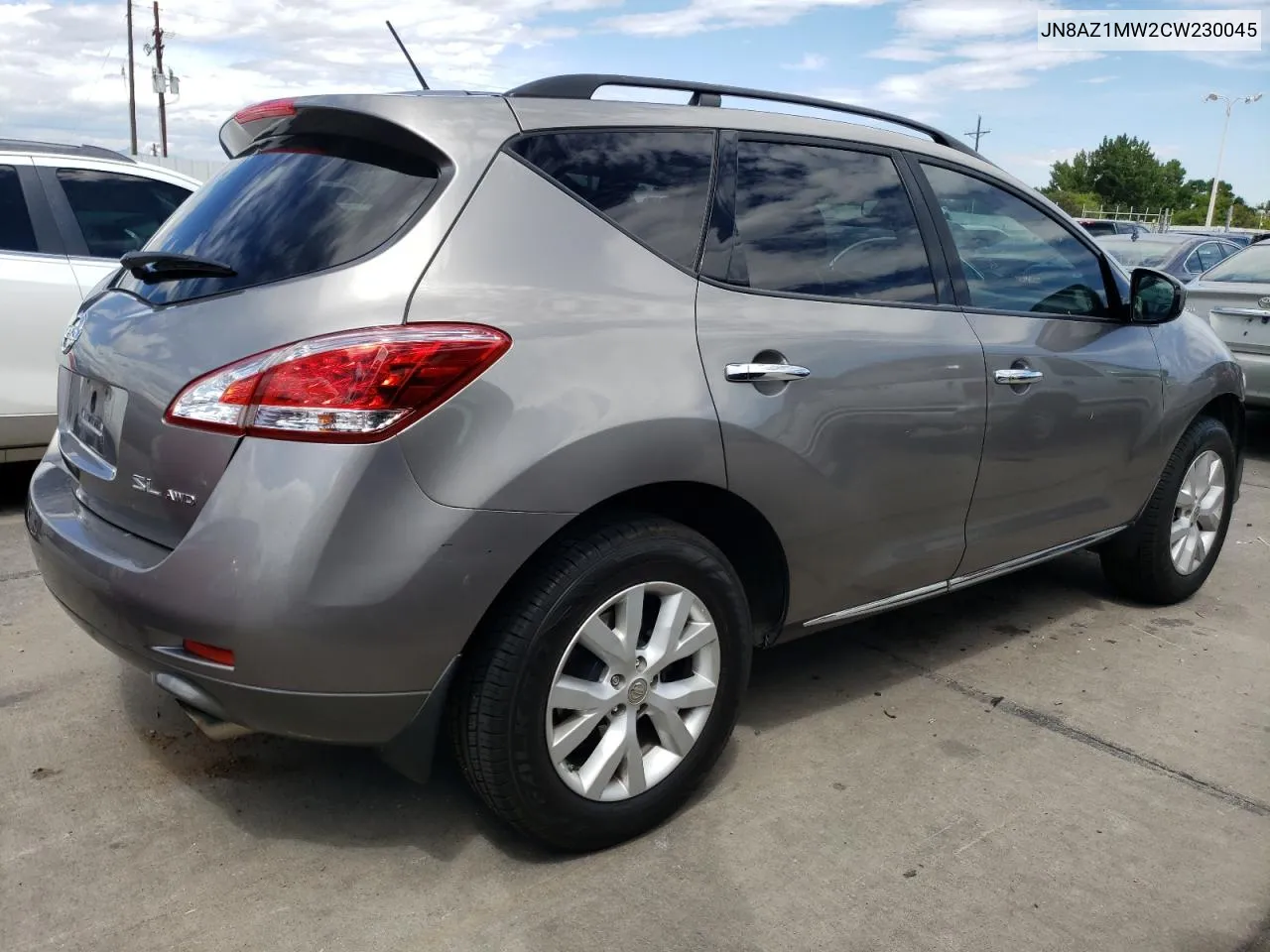 2012 Nissan Murano S VIN: JN8AZ1MW2CW230045 Lot: 68857194