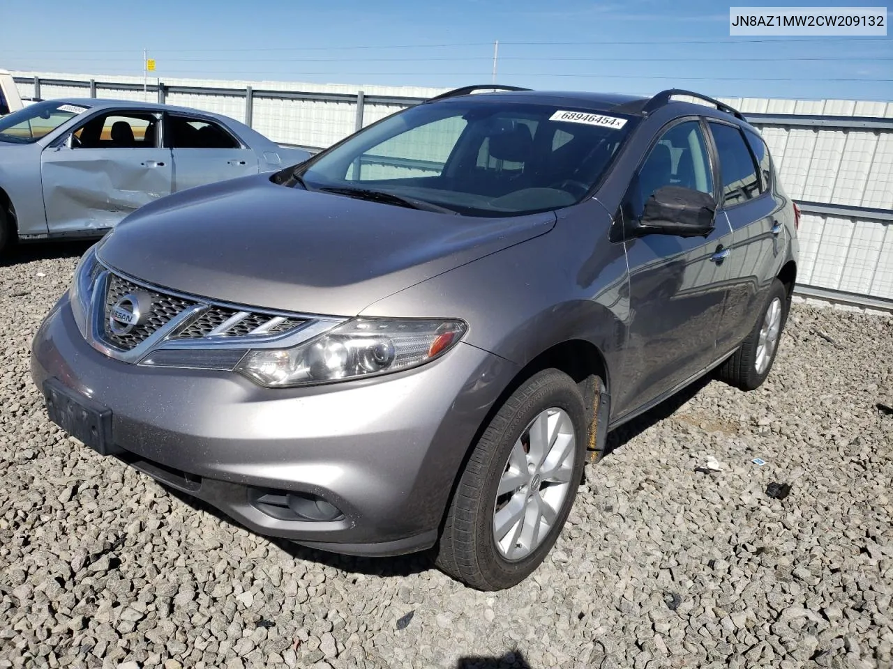 JN8AZ1MW2CW209132 2012 Nissan Murano S