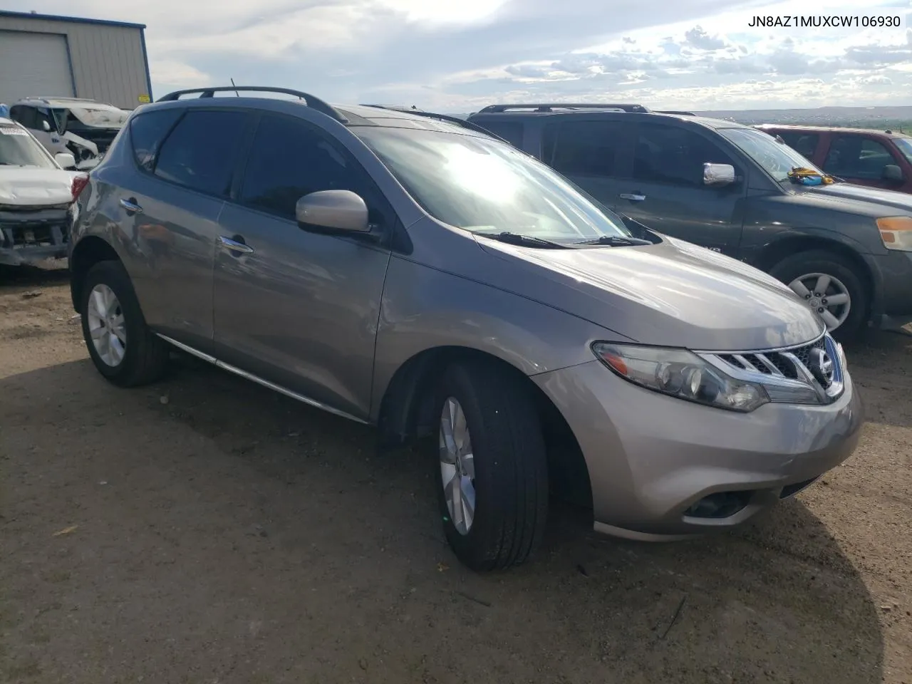 2012 Nissan Murano S VIN: JN8AZ1MUXCW106930 Lot: 69156564