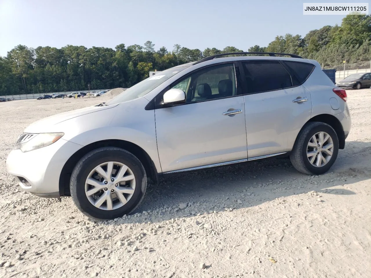 2012 Nissan Murano S VIN: JN8AZ1MU8CW111205 Lot: 70874384