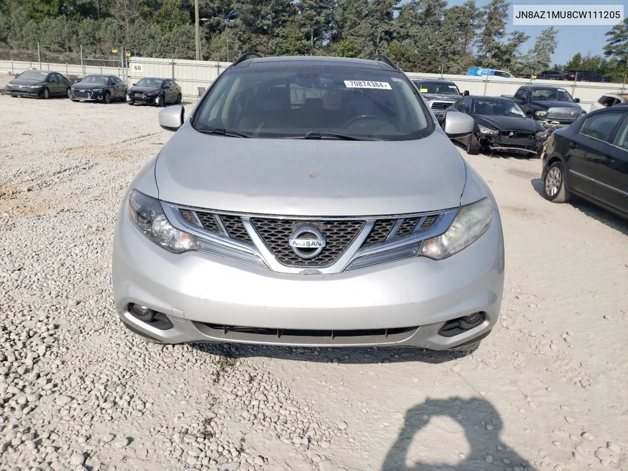 JN8AZ1MU8CW111205 2012 Nissan Murano S