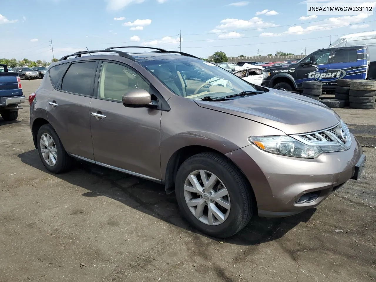 2012 Nissan Murano S VIN: JN8AZ1MW6CW233112 Lot: 70916094