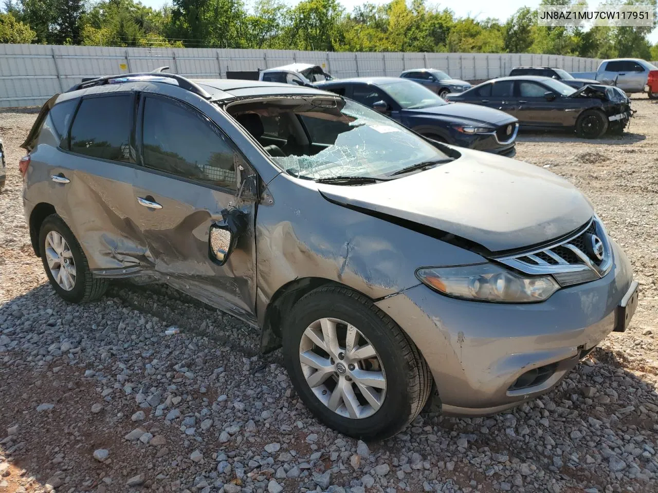 JN8AZ1MU7CW117951 2012 Nissan Murano S