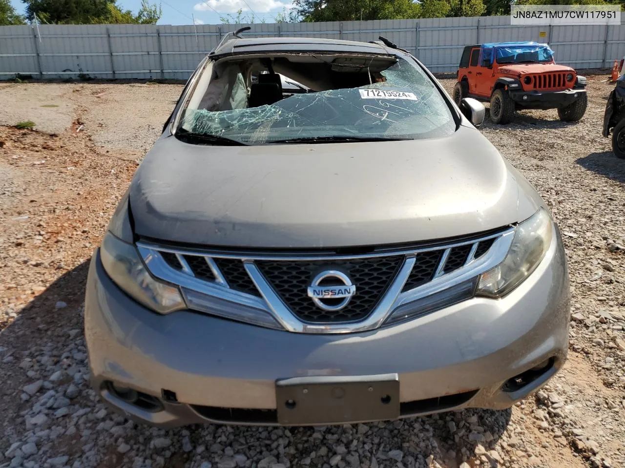 JN8AZ1MU7CW117951 2012 Nissan Murano S