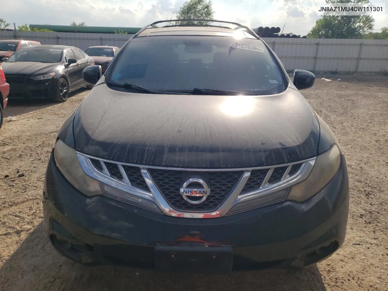 2012 Nissan Murano S VIN: JN8AZ1MU4CW111301 Lot: 71676304