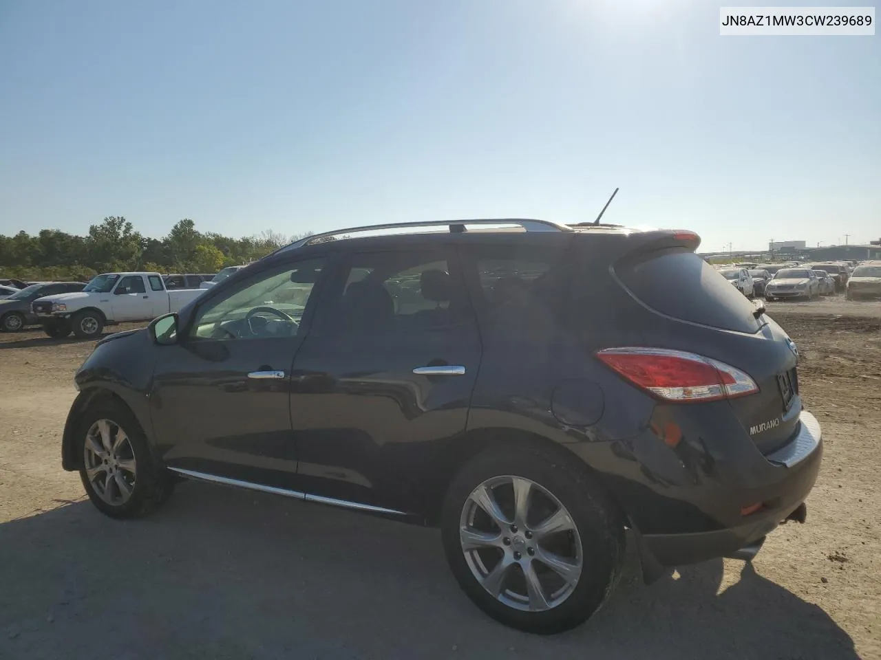 JN8AZ1MW3CW239689 2012 Nissan Murano S