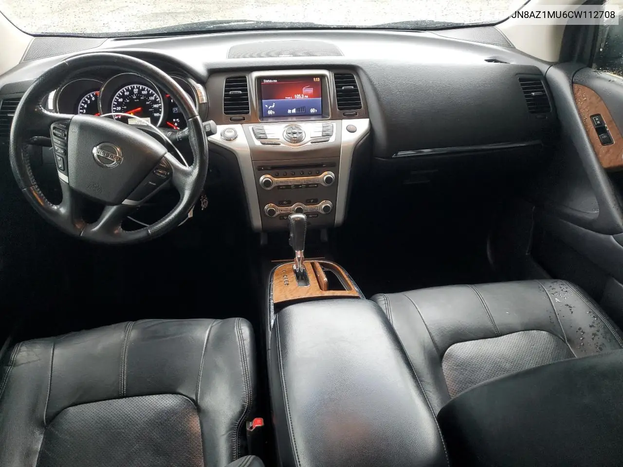 JN8AZ1MU6CW112708 2012 Nissan Murano S