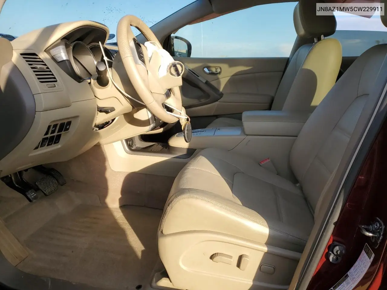 JN8AZ1MW5CW229911 2012 Nissan Murano S