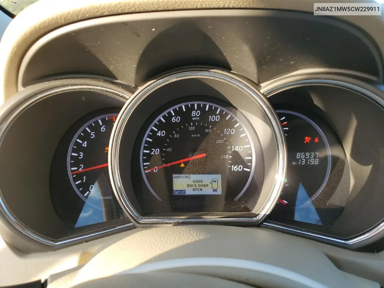 JN8AZ1MW5CW229911 2012 Nissan Murano S