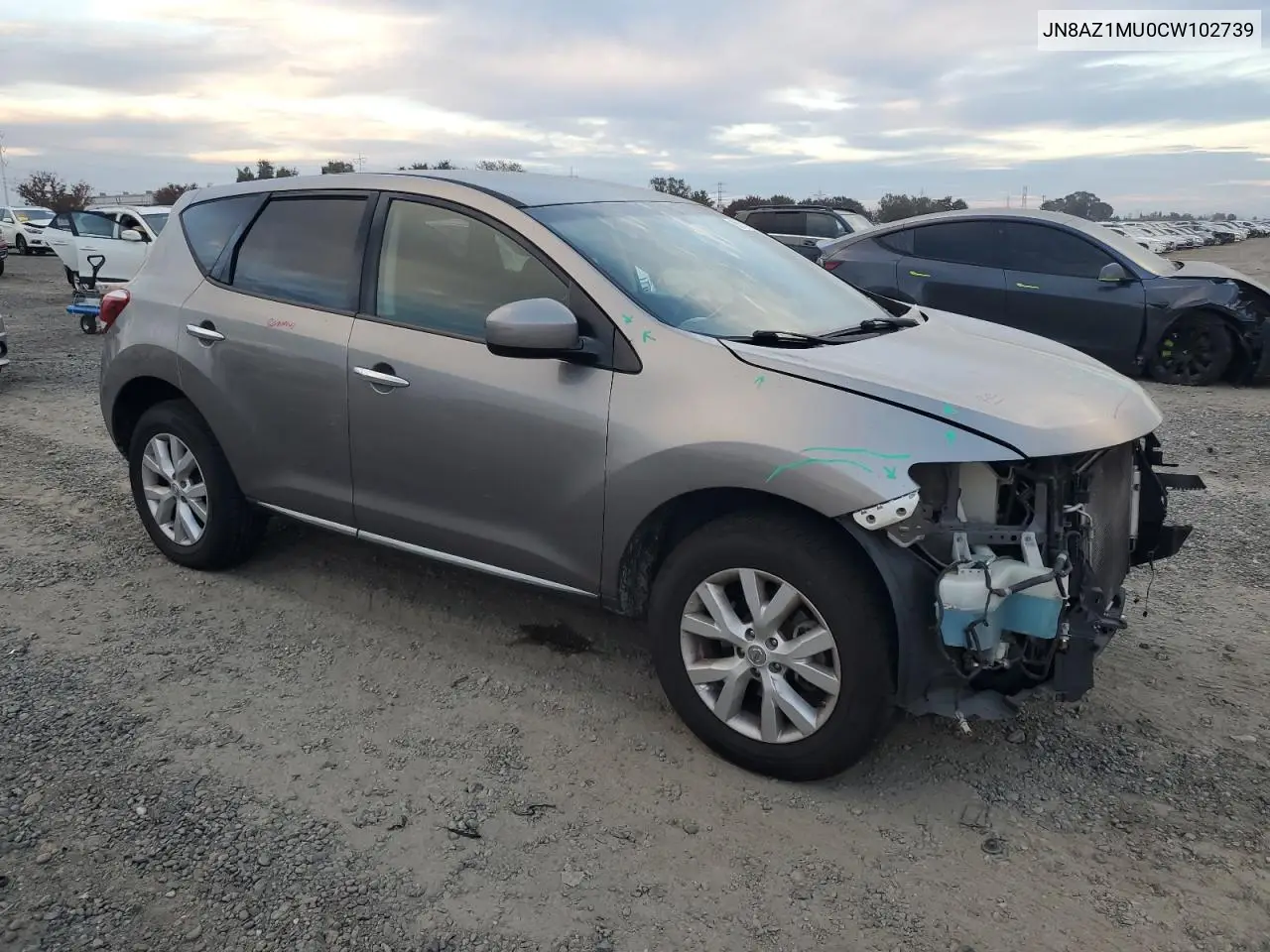 JN8AZ1MU0CW102739 2012 Nissan Murano S