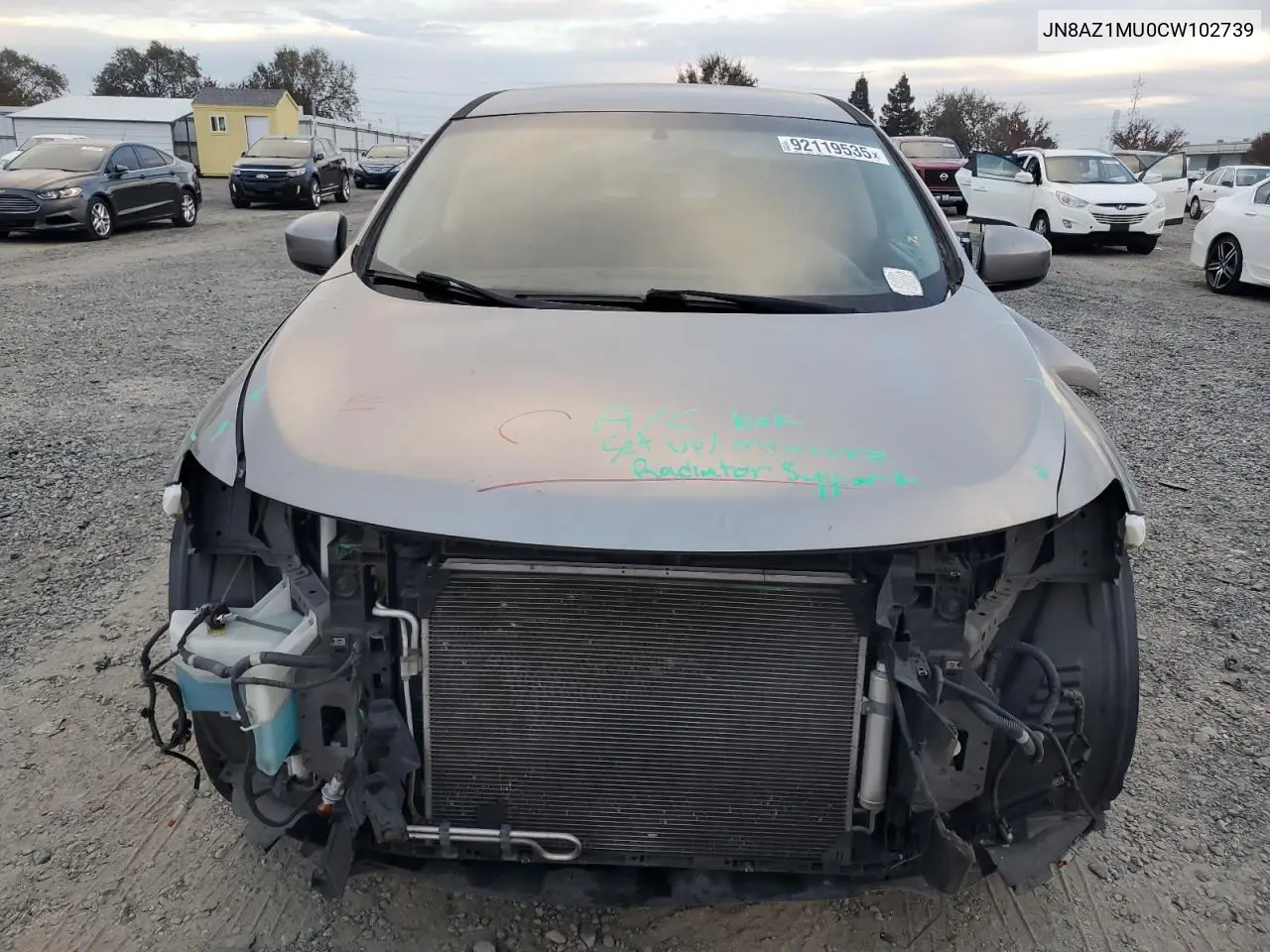 JN8AZ1MU0CW102739 2012 Nissan Murano S