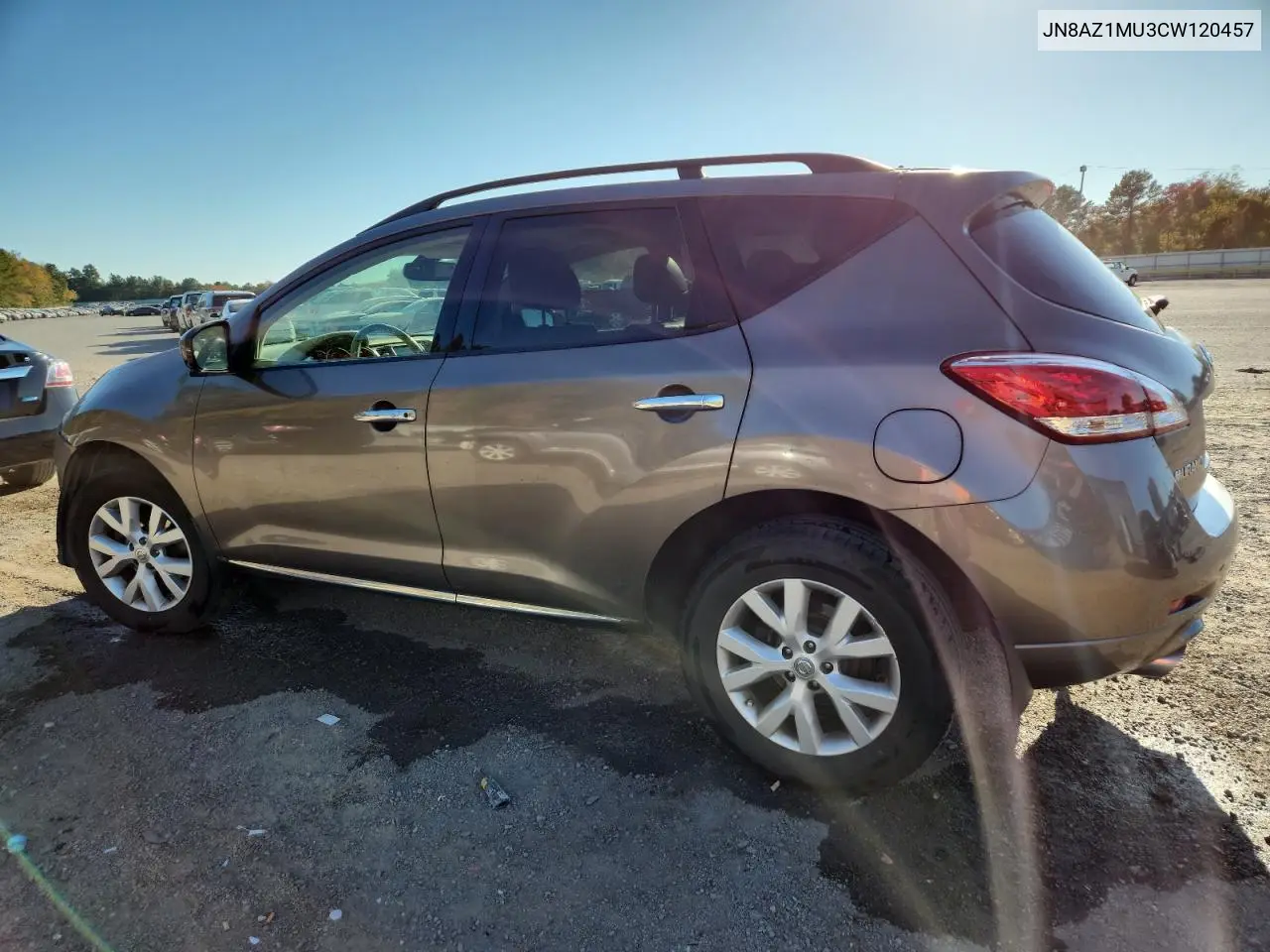 JN8AZ1MU3CW120457 2012 Nissan Murano S