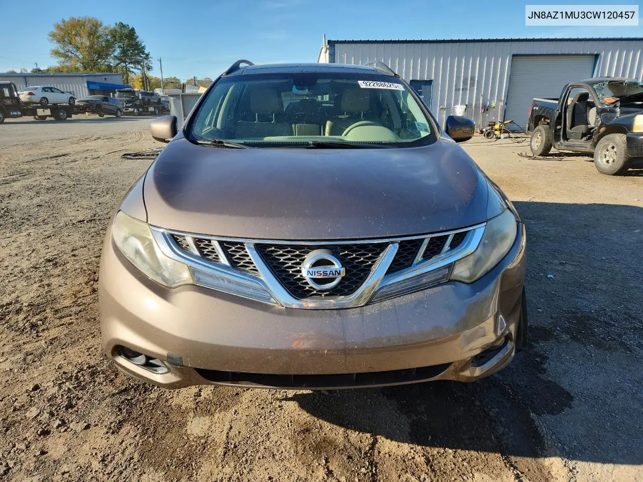 JN8AZ1MU3CW120457 2012 Nissan Murano S