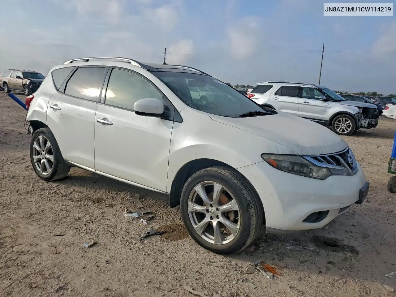 JN8AZ1MU1CW114219 2012 Nissan Murano S