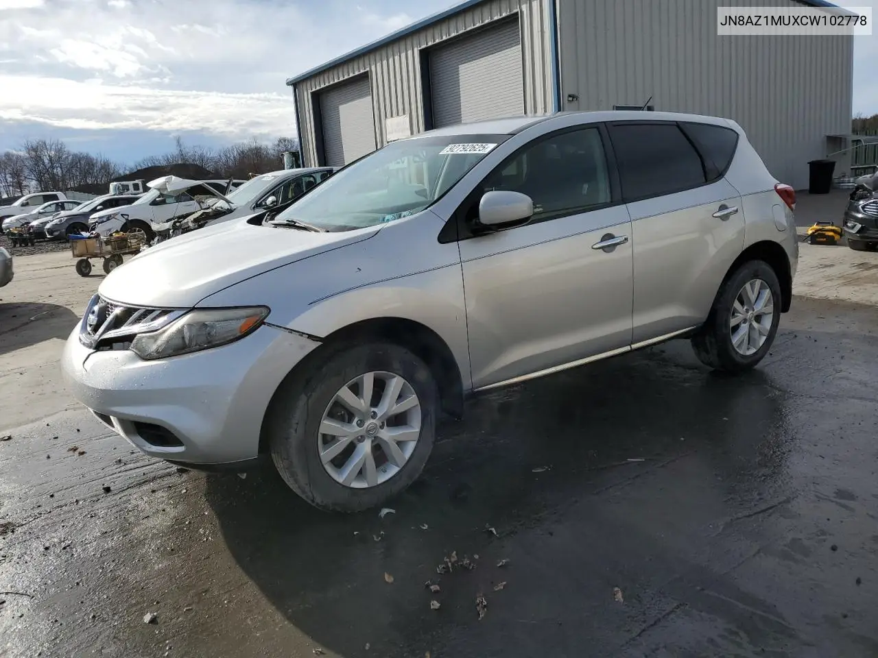 JN8AZ1MUXCW102778 2012 Nissan Murano S