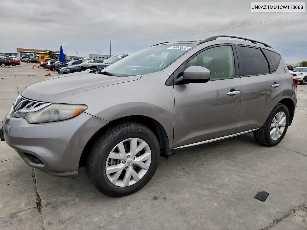 JN8AZ1MU1CW118688 2012 Nissan Murano S