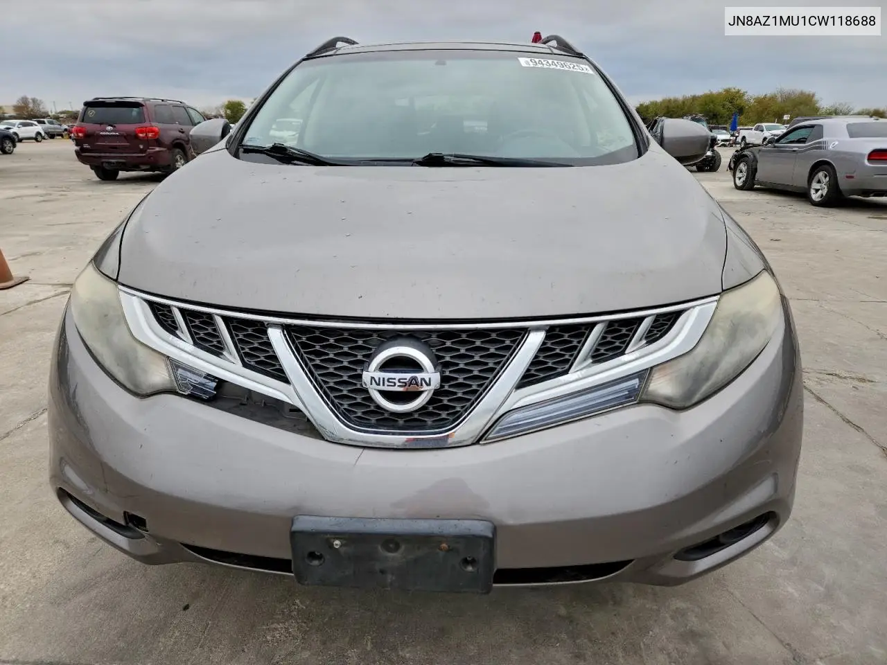 JN8AZ1MU1CW118688 2012 Nissan Murano S