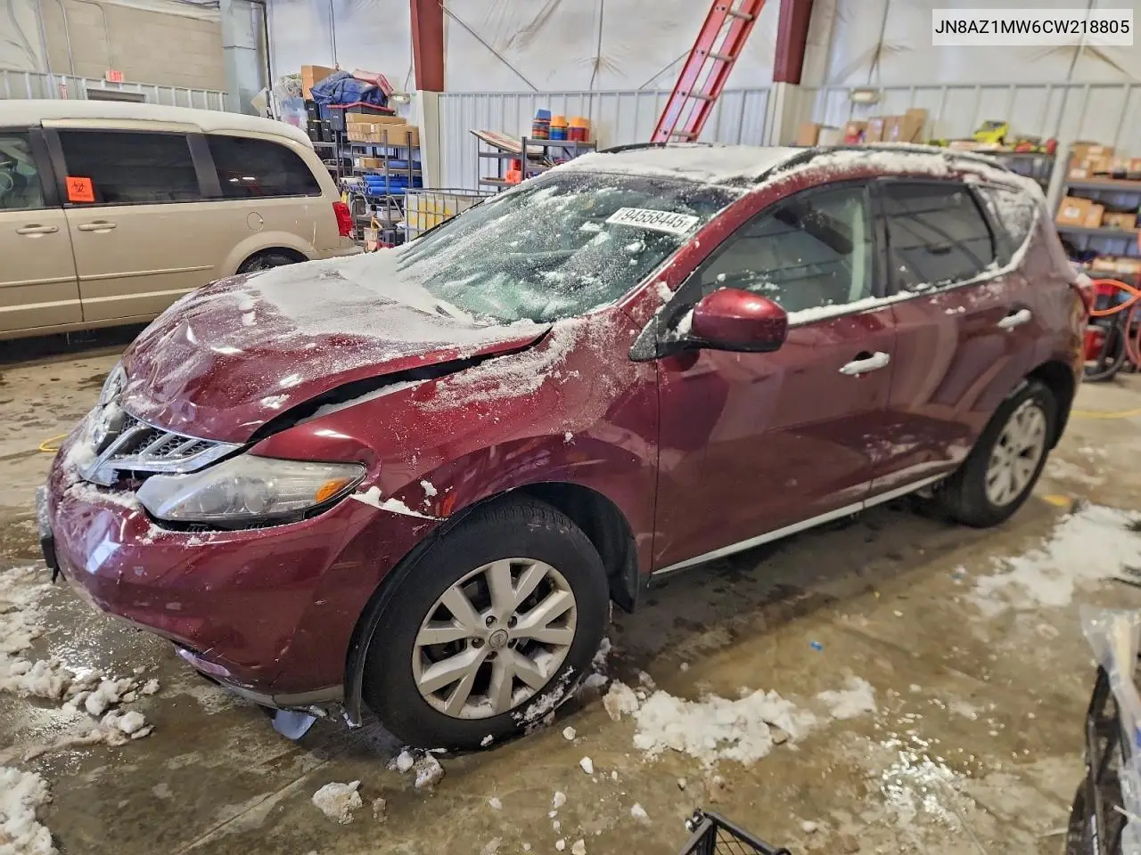 JN8AZ1MW6CW218805 2012 Nissan Murano S