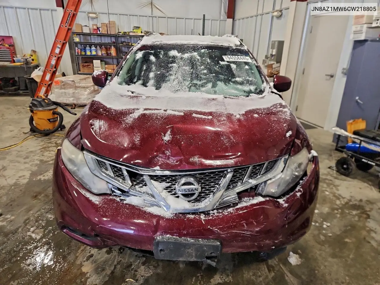 JN8AZ1MW6CW218805 2012 Nissan Murano S