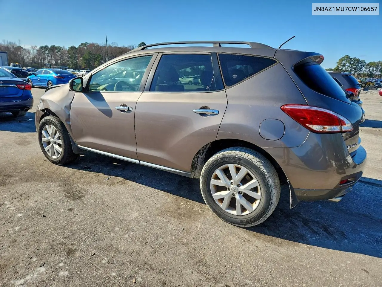 JN8AZ1MU7CW106657 2012 Nissan Murano S