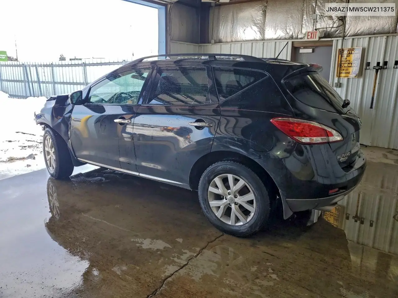 JN8AZ1MW5CW211375 2012 Nissan Murano S