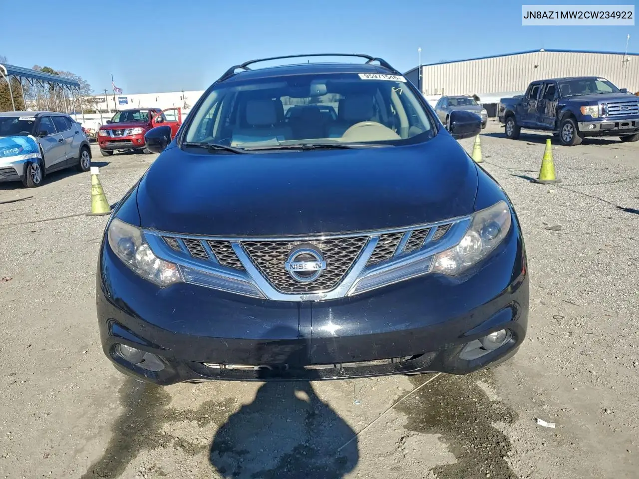 JN8AZ1MW2CW234922 2012 Nissan Murano S