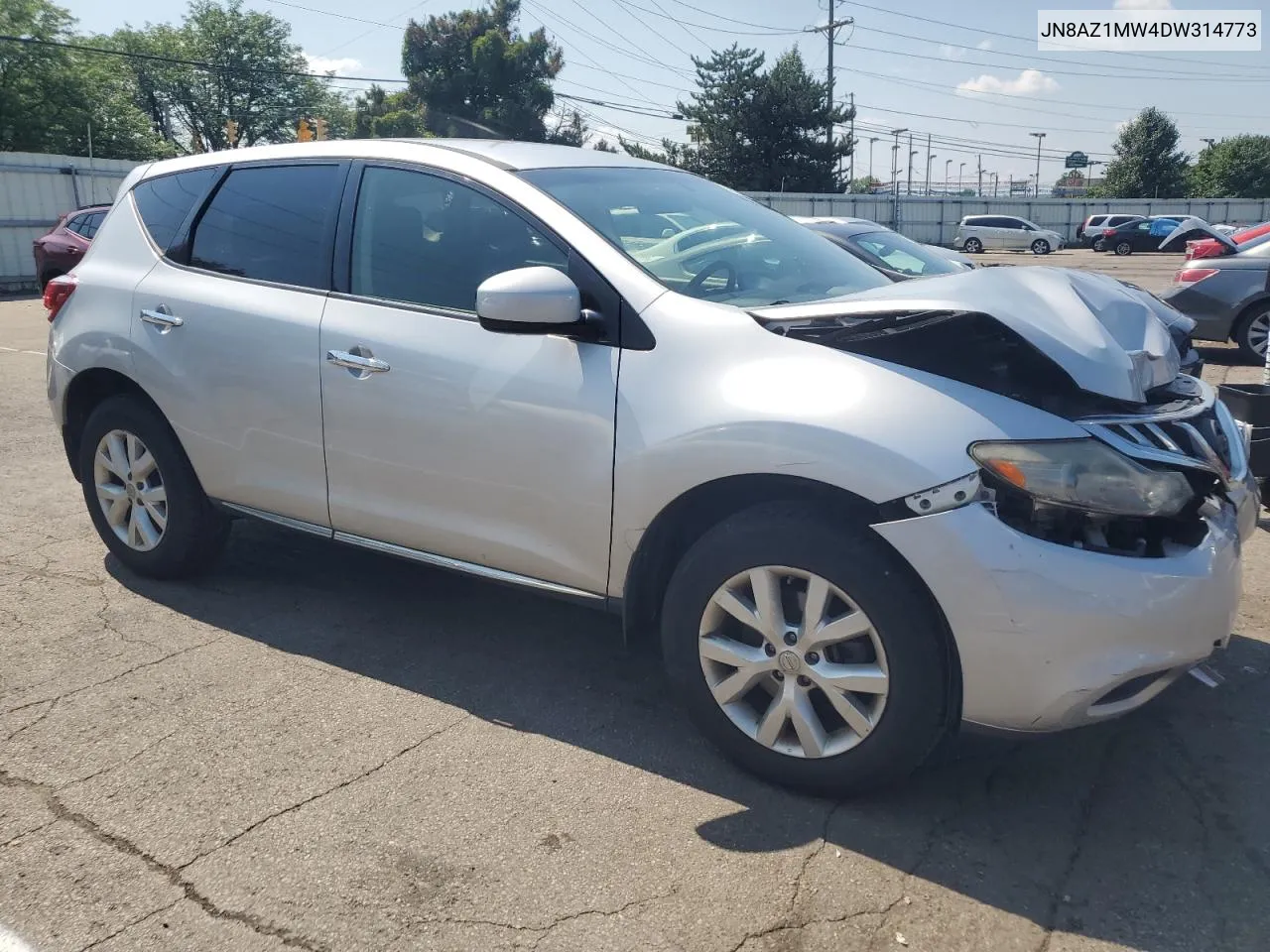 JN8AZ1MW4DW314773 2013 Nissan Murano S