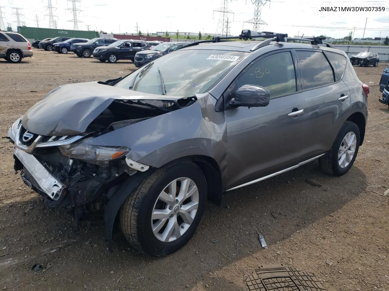 2013 Nissan Murano S VIN: JN8AZ1MW3DW307359 Lot: 63048954