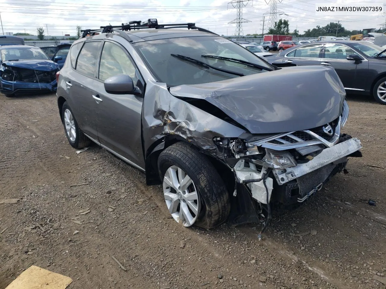 JN8AZ1MW3DW307359 2013 Nissan Murano S