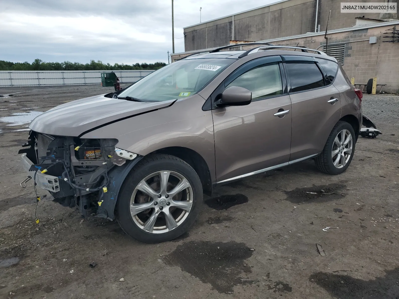 JN8AZ1MU4DW202165 2013 Nissan Murano S