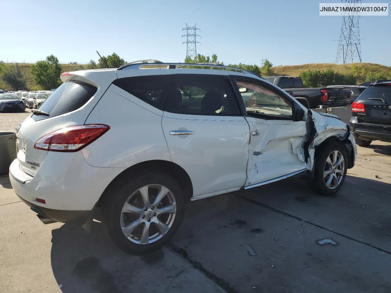 2013 Nissan Murano S VIN: JN8AZ1MWXDW310047 Lot: 69768364