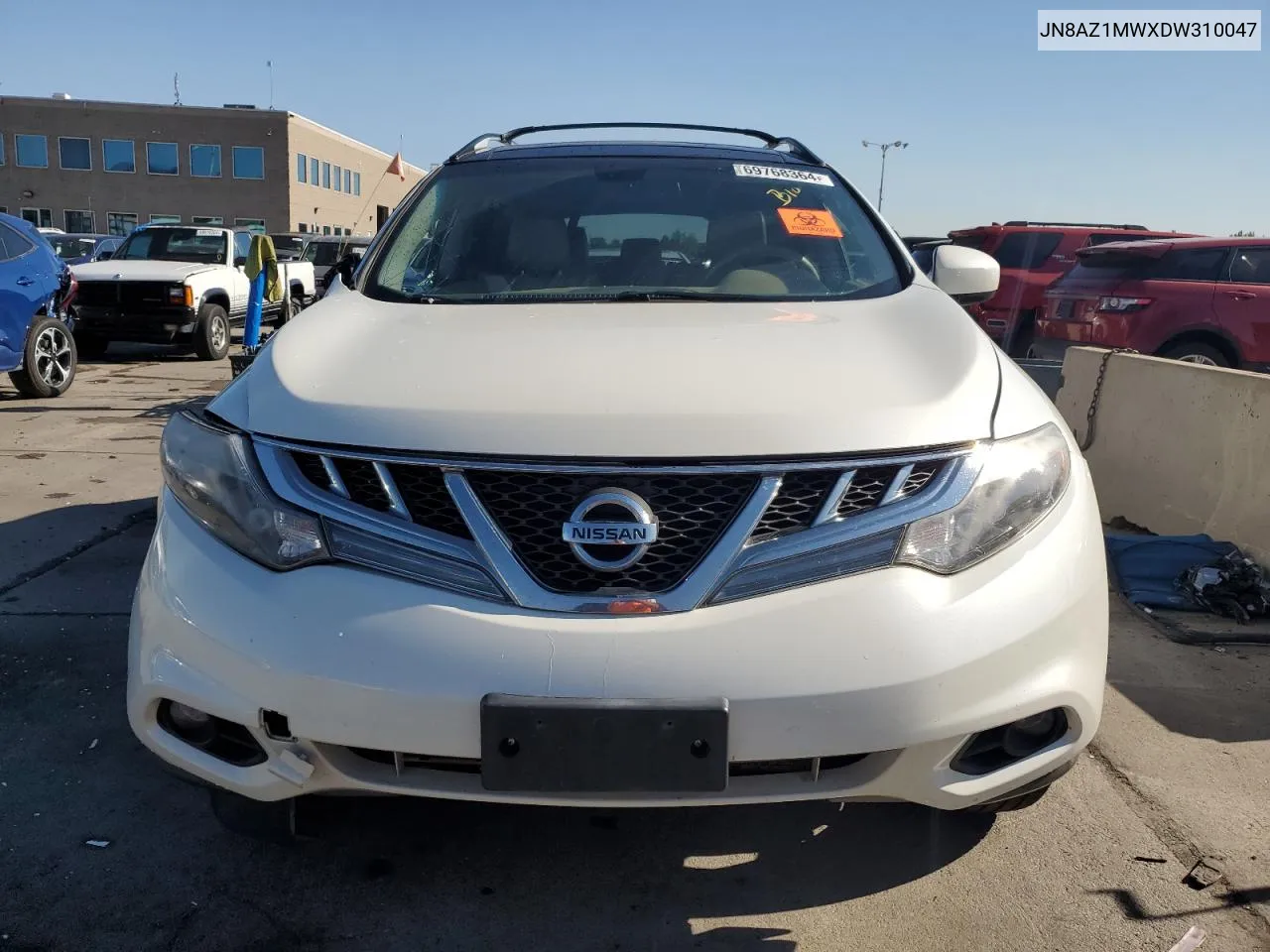 2013 Nissan Murano S VIN: JN8AZ1MWXDW310047 Lot: 69768364