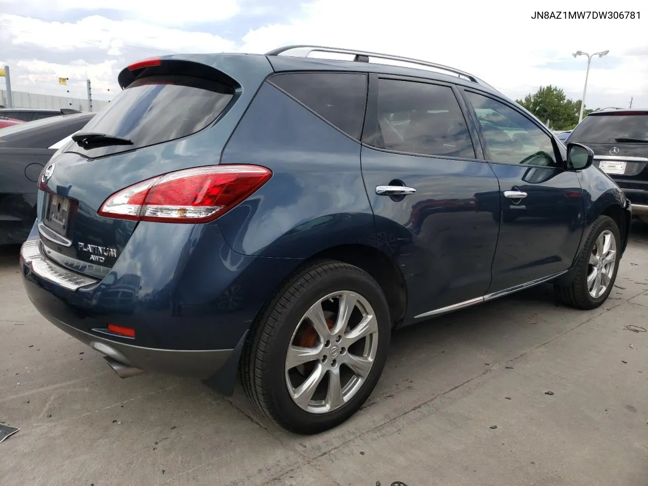 2013 Nissan Murano S VIN: JN8AZ1MW7DW306781 Lot: 70449074