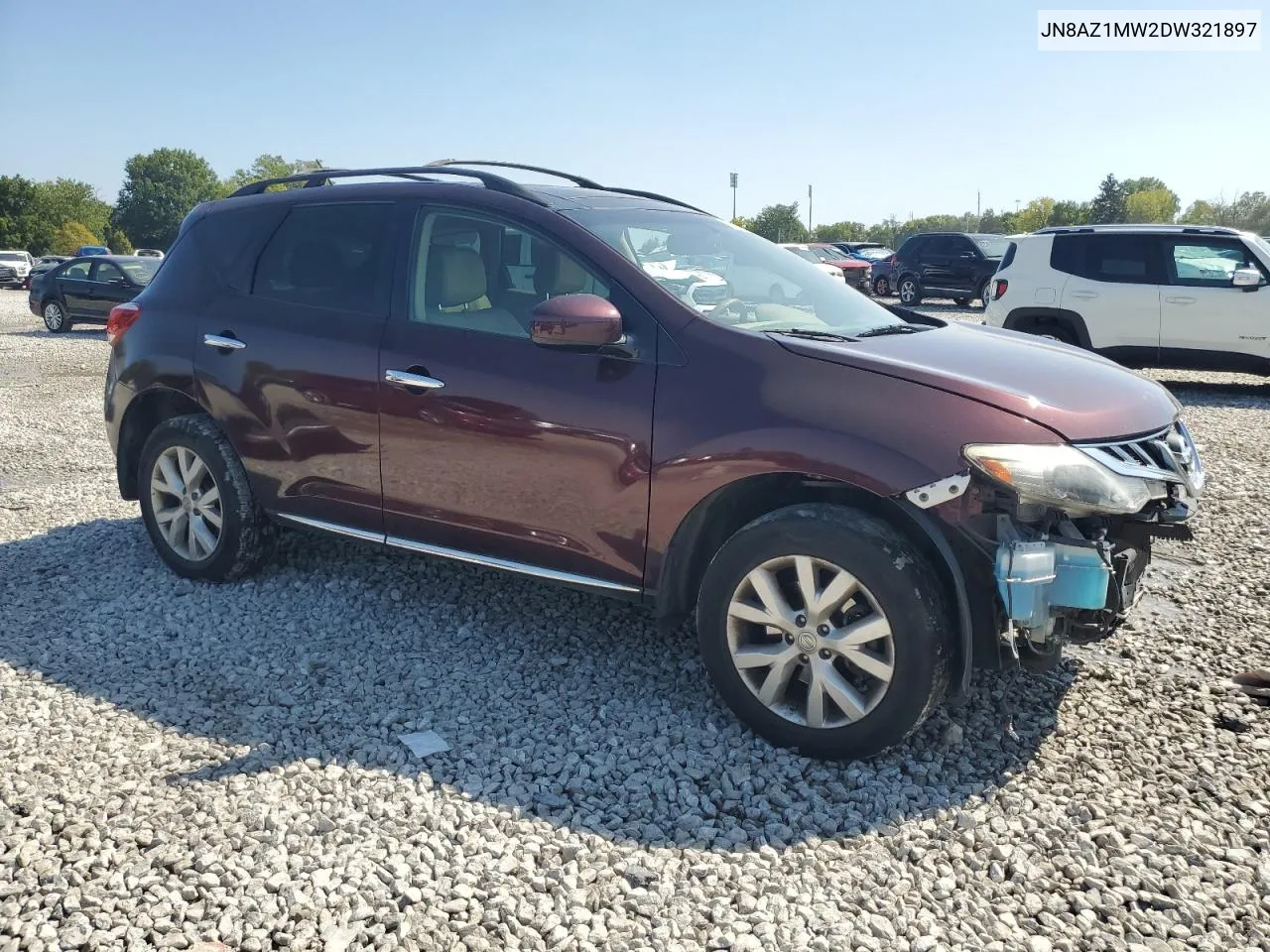 2013 Nissan Murano S VIN: JN8AZ1MW2DW321897 Lot: 70958014