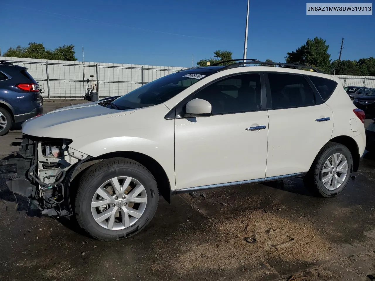 2013 Nissan Murano S VIN: JN8AZ1MW8DW319913 Lot: 71848734