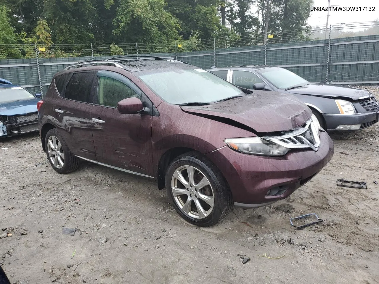 JN8AZ1MW3DW317132 2013 Nissan Murano S