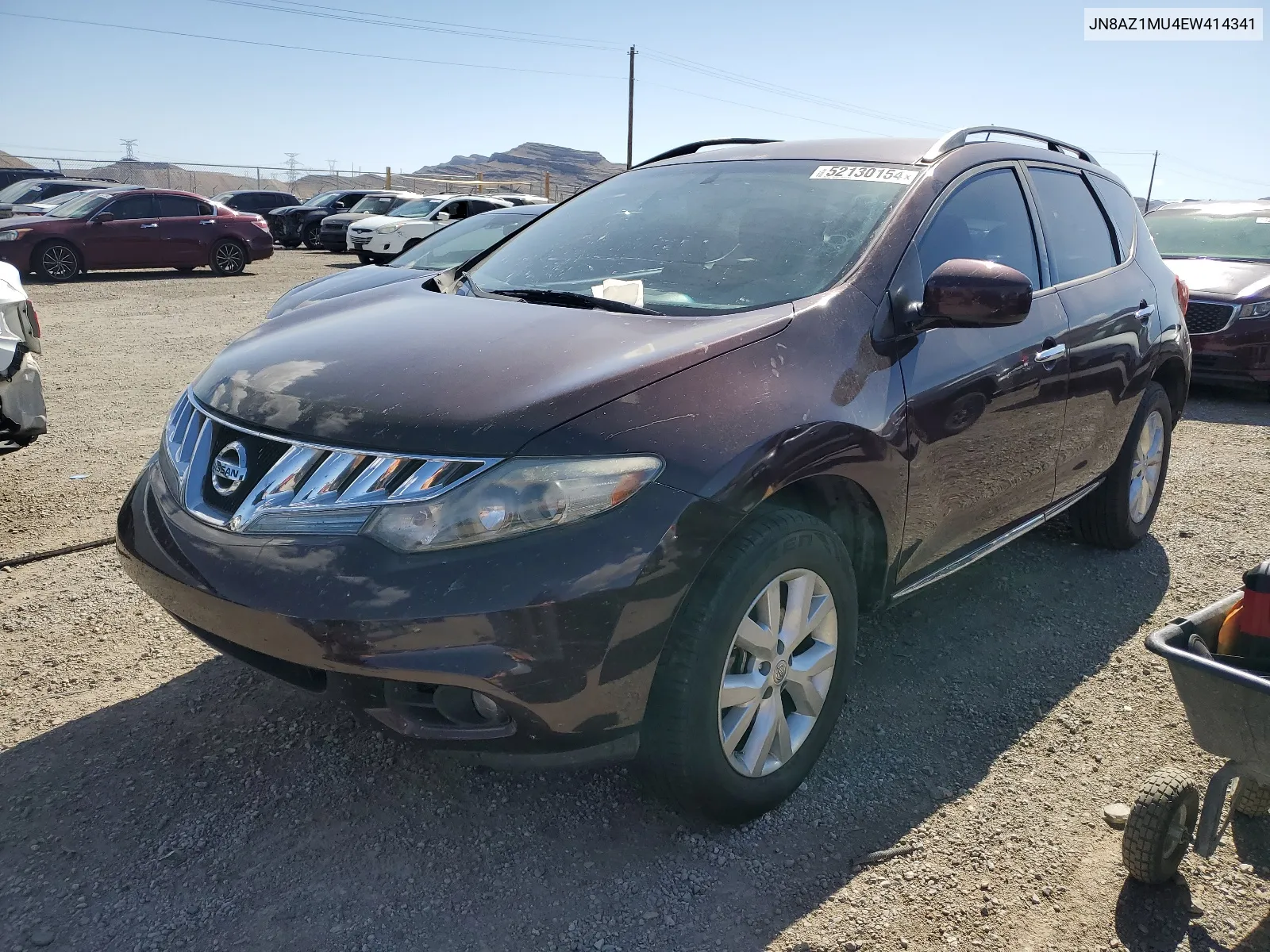 JN8AZ1MU4EW414341 2014 Nissan Murano S