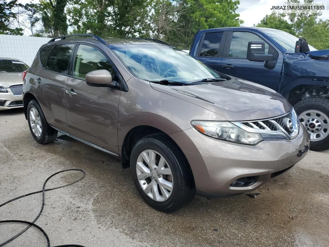 2014 Nissan Murano S VIN: JN8AZ1MU5EW411853 Lot: 58102414