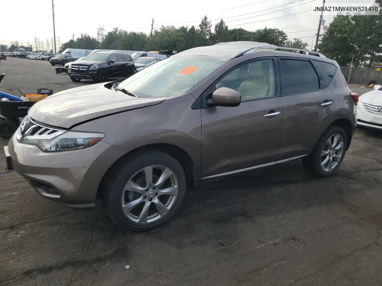 2014 Nissan Murano S VIN: JN8AZ1MW4EW521410 Lot: 59579204