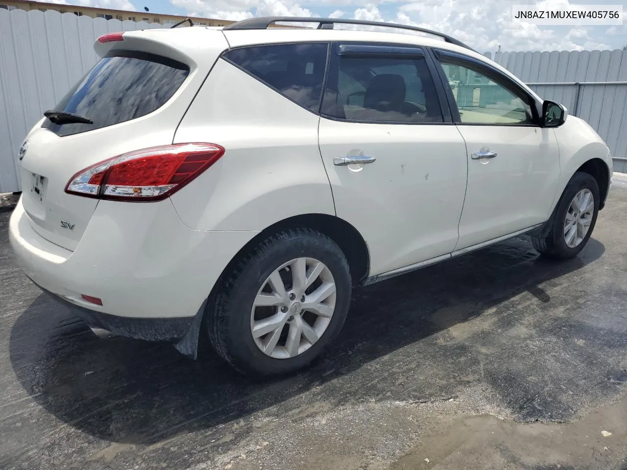 JN8AZ1MUXEW405756 2014 Nissan Murano S