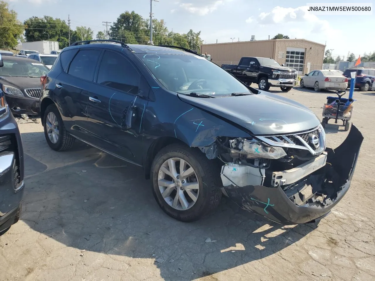 2014 Nissan Murano S VIN: JN8AZ1MW5EW500680 Lot: 67485144