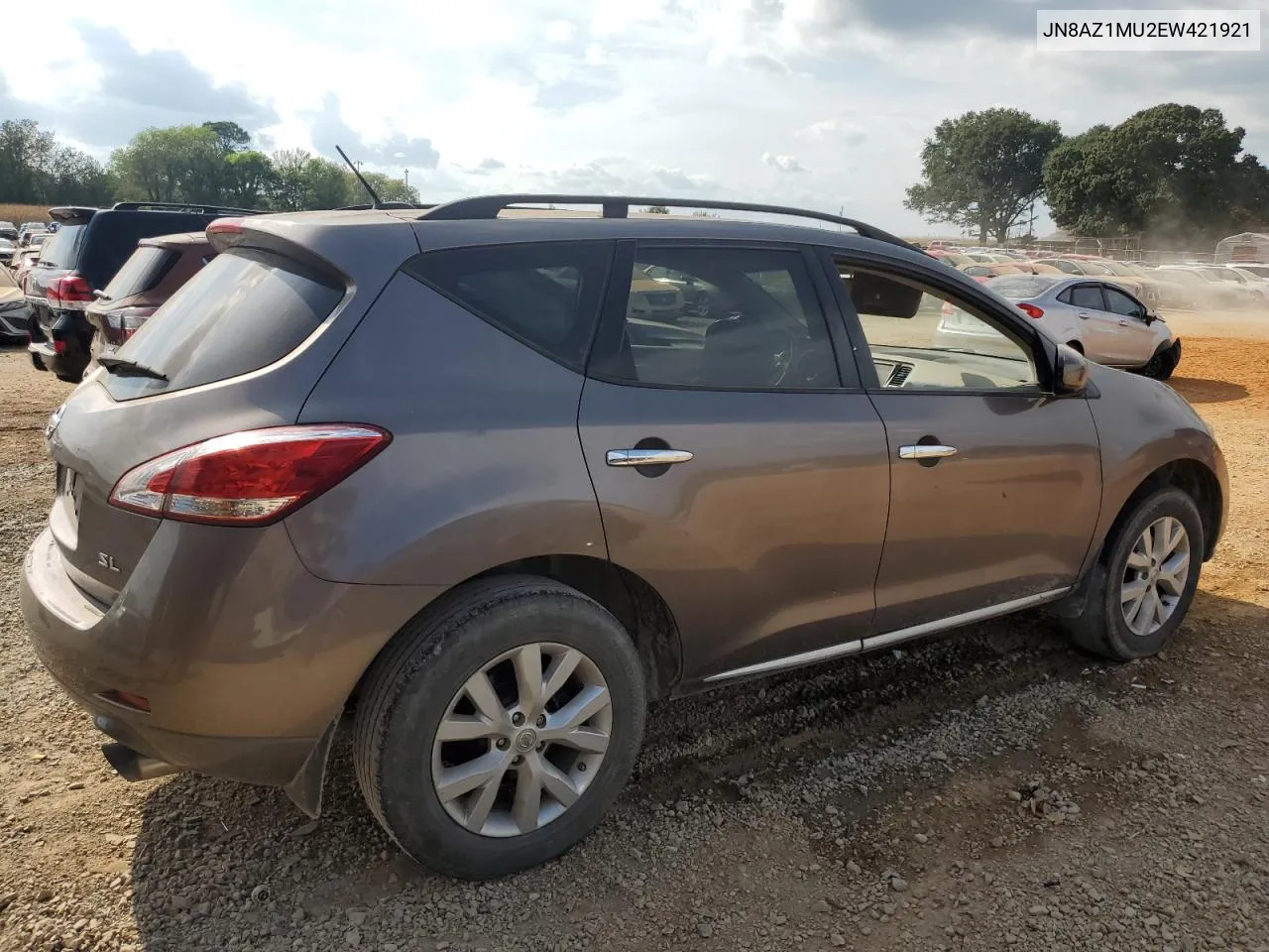 JN8AZ1MU2EW421921 2014 Nissan Murano S