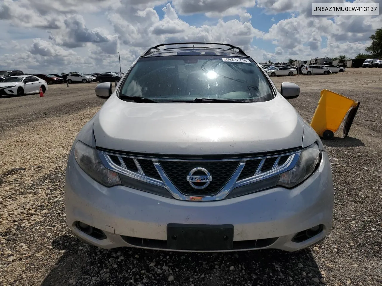 2014 Nissan Murano S VIN: JN8AZ1MU0EW413137 Lot: 69212214