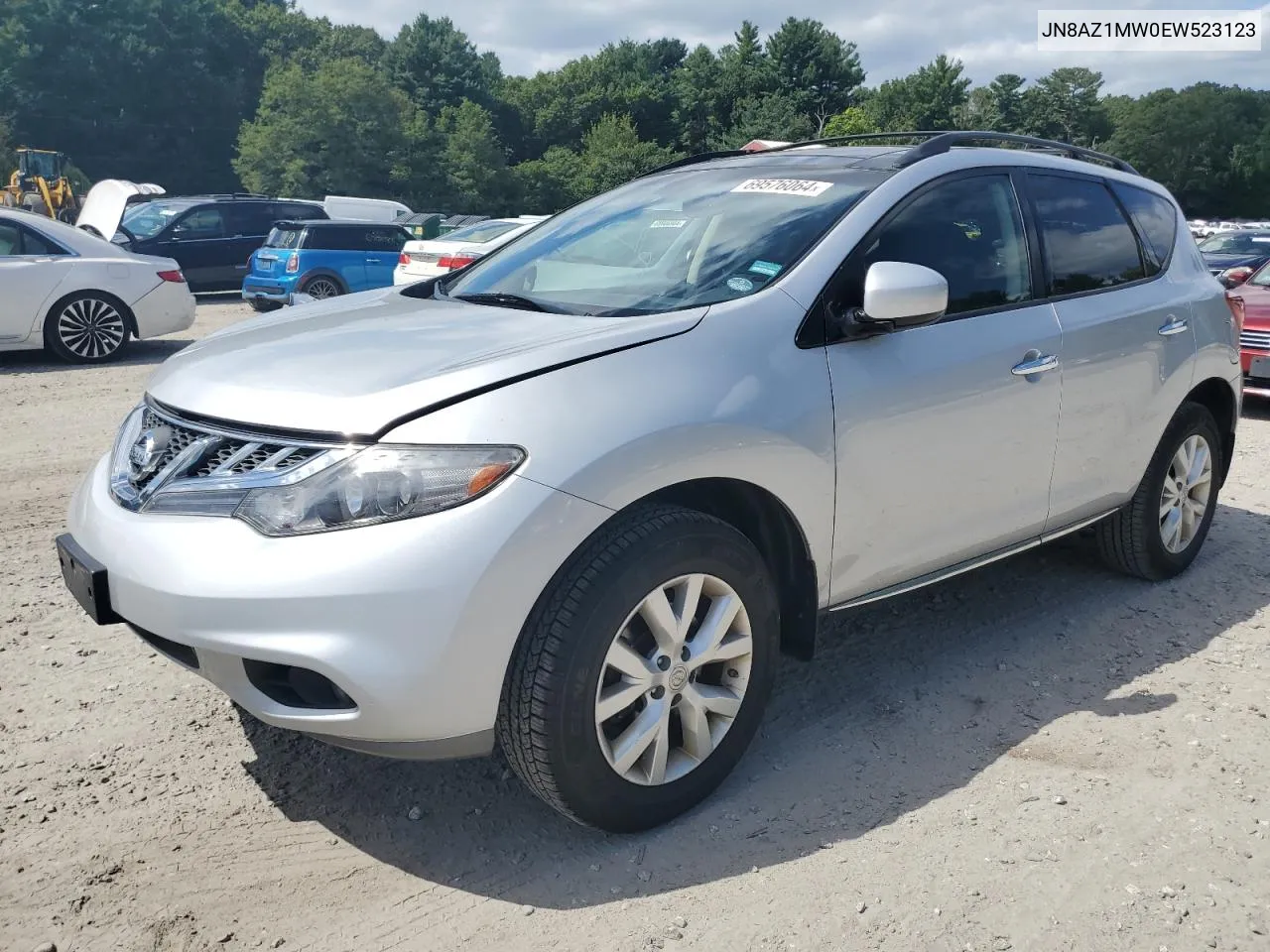 2014 Nissan Murano S VIN: JN8AZ1MW0EW523123 Lot: 69576064